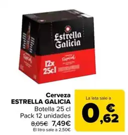 Carrefour Market Estrella Galicia cerveza especial oferta