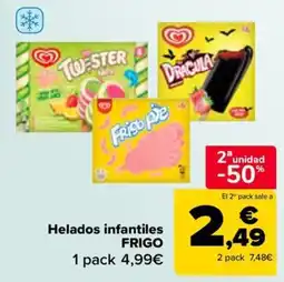 Carrefour Market Helados infantiles FRIGO oferta