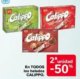 Carrefour Market Calippo en todos los helados oferta