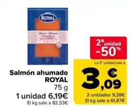 Carrefour Market Salmón ahumado royal oferta