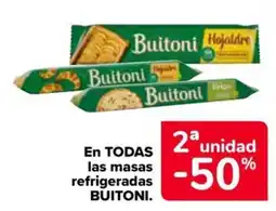 Carrefour Market Buitoni en todas las masas refrigeradas oferta