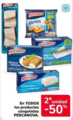 Carrefour Market Pescanova los productos congelados oferta