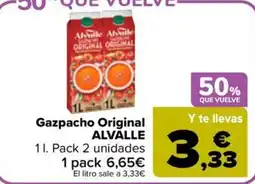 Carrefour Market Alvalle gazpacho original oferta