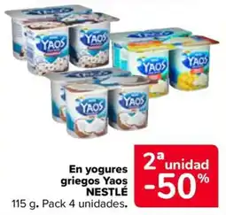 Carrefour Market Nestle en yogures griegos yaos oferta