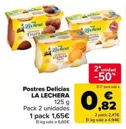 Carrefour Market Postres Delicias La Lechera oferta