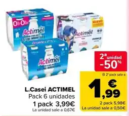 Carrefour Market L.Casei ACTIMEL oferta