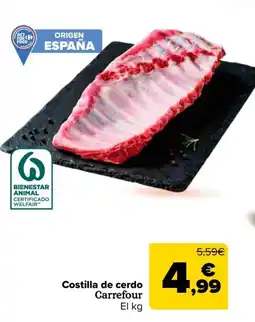 Carrefour Market Carrefour Costilla de cerdo oferta