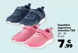 Carrefour Market Zapatillas deportivas infantiles TEX oferta