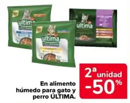 Carrefour Market UltimaEn alimento húmedo para gato y perro oferta