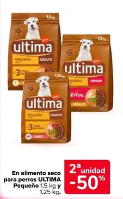 Carrefour Market Ultima alimentoseco para perros pequeno oferta