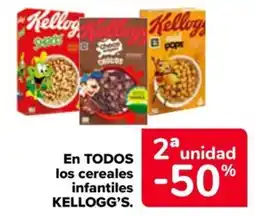 Carrefour Market Kellogg's En todas los cereales infantiles oferta