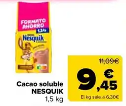 Carrefour Market Cacao soluble NESQUIK oferta