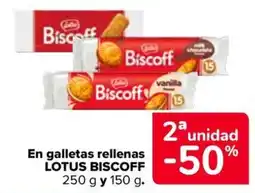 Carrefour Market Lotus Biscoff En galletas rellenas oferta