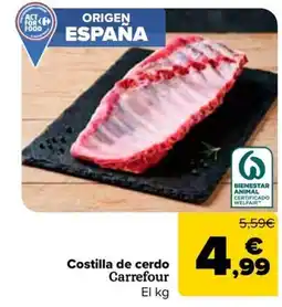 Carrefour Market Carrefour costilla de cerdo oferta