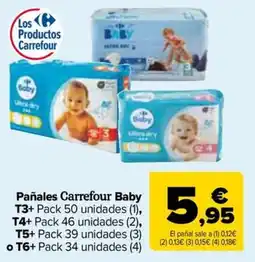 Carrefour Market Pañales Carrefour Baby oferta