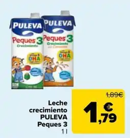 Carrefour Market Puleva leche crecimiento Peques 3 oferta