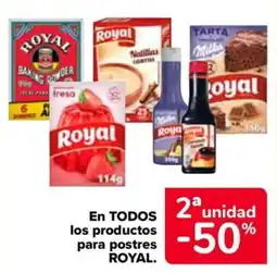 Carrefour Market Royal En todos los productos para postres oferta