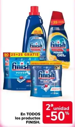Carrefour Market Finish En todos los productos oferta