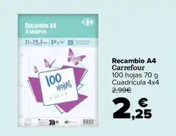 Carrefour Market Carrefour recambio a4 oferta