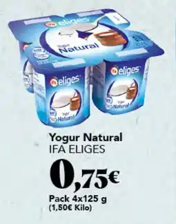 Gadis ifa eliges yogur natural oferta