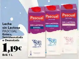 Gadis Pascual leche sin lactosa oferta