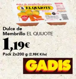 Gadis El Quijote dulce de membrillo oferta