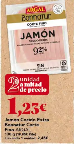 Gadis Argal bonnatur jamón cocido extra oferta