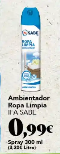 Gadis Ifa sabe ambientador ropa limpia oferta