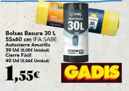 Gadis Ifa sabe bolsas basura oferta