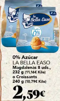 Gadis La Bella Easo 0% Azúcar Magdalenas oferta