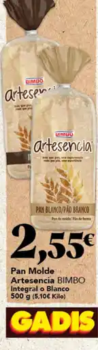 Gadis Bimbo pan molde artesencia oferta