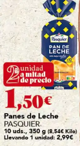 Gadis Pasquier panes de leche oferta