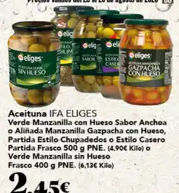 Gadis eliges aceituna ifa oferta