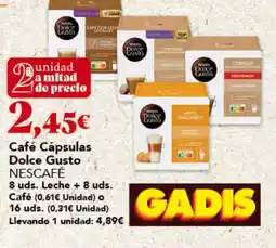 Gadis Café Cápsulas Dolce Gusto NESCAFÉ oferta