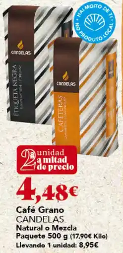 Gadis Candelas café grano natural o mezcla oferta