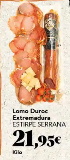 Gadis Estirpe Serrana lomo duroc extremadura oferta