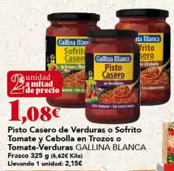 Gadis Gallina Blanca Pisto Casero de Verduras o Sofrito Tomate y Cebolla en Trozos o Tomate-Verduras oferta