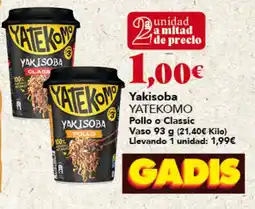Gadis Yatekomo yakisoba pollo o classic oferta