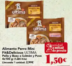 Gadis ultima Alimento Perro Mini Fit&Delicious oferta