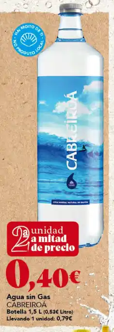 Gadis Agua sin Gas CABREIROA oferta