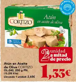 Gadis Cortizo atún en aceite de oliva oferta