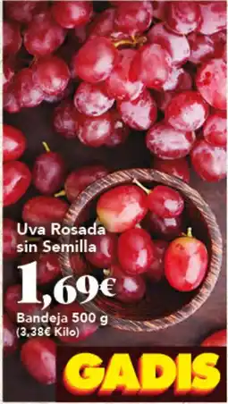 Gadis GADIS uva rosada sin semilla oferta
