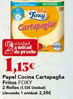 Gadis Foxy papel cocina cartapaglia fritos oferta