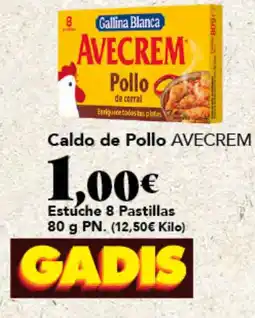 Gadis Gallina Blanca Avecrem Pollo de corral oferta