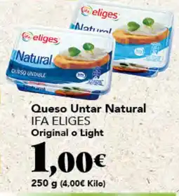 Gadis Ifa eliges Queso Untar Natural oferta