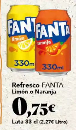 Gadis Fanta limón o naranja oferta