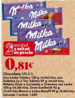 Gadis Chocolate MILKA oferta