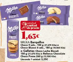 Gadis Milka Barquillos oferta