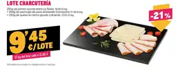 AhorraMas Lote charcutería oferta