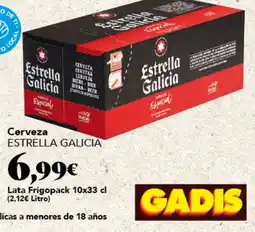 Gadis Estrella Galicia Cerveza Especial oferta